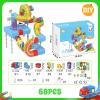 68 PCS Anti-Jam Magnetic Tracks,Flexible Magnetic DIY Electric Train Track Set for Toddlers 3+, USB-Powered STEM Educational Toy Gift view 2