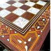19.7" Deluxe Backgammon Board Handmade from Wood | Vintage Inlaid 3-in-1 Game Set | Gift for Father & Husband view 4