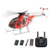 1/16 F119S MD500 Little Bird RC Helicopter for Adults, 2.4GHz 9CH Flybarless Military Remote Control Helicopter Model, 6G/3D GPS Smart RC Airplane with Optical Flow Positioning & Dual Brushless Motors view 1