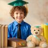 Aoriher 6 Pcs Class of 2026 Gifts Graduation Teddy Bears, 14 Inch Khaki Cute Soft Plush Stuffed Bears Animals with Cap, Diploma, Congratulations Sash, End of Year Gift for Kids Girl Boy Adult(Green) view 4