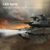 Fistone 1:18 RC Leopard Tank Toy for Kids, Sound Light & Smoke Effects, Remote Control Military Vehicle for Boys view 3