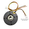 12V 24V 36V 4015 BLDC Brushless DC Motor, Hollow Shaft External Rotor Small Motors with AS5600/MT6701 Magnet Encoder, High Torque Low Speed for Robot Joints Gimbal Robotic Arm Car (Motor+ AS5600) view 4