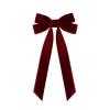 10 PCS Velvet Christmas Bows with Alligator Clips, Large Holiday Gift Ribbon Bows for Tree Topper, Wreath, Hair, Garland & DIY Decor (8.6 Inch) view 2