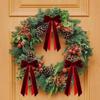 10 PCS Velvet Christmas Bows with Alligator Clips, Large Holiday Gift Ribbon Bows for Tree Topper, Wreath, Hair, Garland & DIY Decor (8.6 Inch) view 4