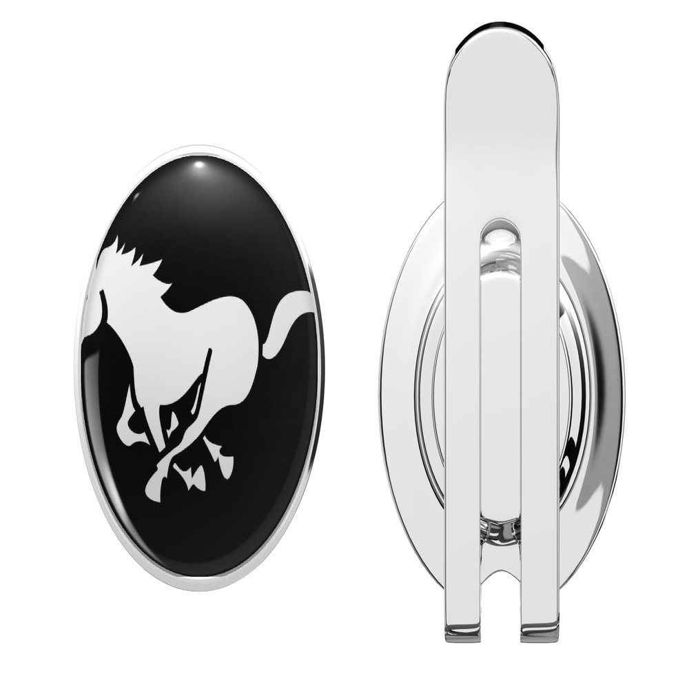 1080 Graphics Horseback Riding Equestrian Kids Golf Hat Clip with Magnetic Ball Marker  Durable Metal Accessory for Golfers
