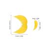 LOGOFUN 4pcs Self Adhesive Fake Mustache and Eyebrows Set for Cosplay Costume Halloween Party Supplies view 3