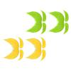 LOGOFUN 4pcs Self Adhesive Fake Mustache and Eyebrows Set for Cosplay Costume Halloween Party Supplies view 4