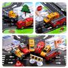 CUTE STONE Toy Airplane with Lights & Sounds, Friction Powered Plane Toy with Mini Cars for Kids, Great Gift for Boys and Girls view 4