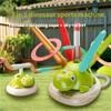 3 in 1 Dinosaur Rocket Launcher for Kids, Dinosaur Rocket Launcher Kids Jumping Toy,Musical Jump and Toss with Remote Control,Outside Toy (Dino-Charge) view 2