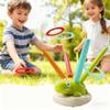 3 in 1 Dinosaur Rocket Launcher for Kids, Dinosaur Rocket Launcher Kids Jumping Toy,Musical Jump and Toss with Remote Control,Outside Toy (Dino-Charge) view 3