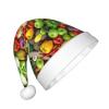 DRTGEDS Fresh Fruits And Vegetables Christmas Hat For Kids, Multi-Use Santa Hat For Parties And Festive Events view 2