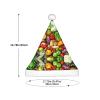 DRTGEDS Fresh Fruits And Vegetables Christmas Hat For Kids, Multi-Use Santa Hat For Parties And Festive Events view 3