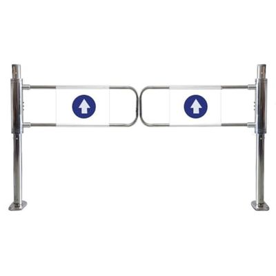 Automatic Closing Swing Gate - Durable 1-Way Safety Door for Pedestrian Access in Libraries & Stores - Secure & Convenient Entrance Gate (140x100 cm)