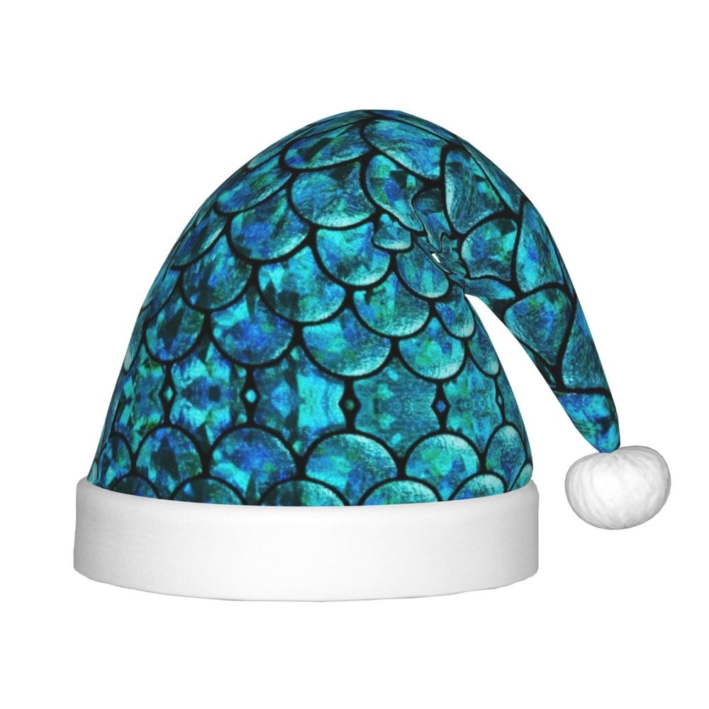 DRTGEDS Fish Scale. Christmas Hat For Kids, Multi-Use Santa Hat For Parties And Festive Events