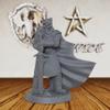 Fantasy Unpainted Tabletop Miniatures for TTRPG - 32mm Scale DND Minis Figurine for Dungeon Masters, Skeletal Warrior Miniature Game RPG Accessory - 5.4cm Undead Lord (AS307) view 1