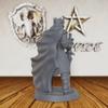 Fantasy Unpainted Tabletop Miniatures for TTRPG - 32mm Scale DND Minis Figurine for Dungeon Masters, Skeletal Warrior Miniature Game RPG Accessory - 5.4cm Undead Lord (AS307) view 3