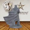 Fantasy Unpainted Tabletop Miniatures for TTRPG - 32mm Scale DND Minis Figurine for Dungeon Masters, Skeletal Warrior Miniature Game RPG Accessory - 5.4cm Undead Lord (AS307) view 4