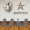 28mm Scale Fantasy DND Minis, Haunted Graveyard Ambush Scenery - 4pc Unpainted Resin Tombstone Mimics for Tabletop RPG Game, Gothic Horror Dungeon Masters RPG Accessory(AS705) view 1