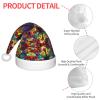 DRTGEDS Flower Stained Glass Christmas Hat For Kids, Multi-Use Santa Hat For Parties And Festive Events view 4