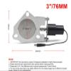 Electric Exhaust Cutout Valves Control Motor Kit Fits E3(3 inch) view 2