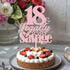 18th Birthday Cake Topper Rose Gold Glitter Happy 18th Birthday Cake Decorations 18 & Legally Savage Cake Topper 18th Birthday Party Decorations Supplies Funny Birthday Gifts for Girls view 4