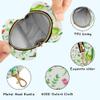 PYBUG Dragons Round Pacifier Storage Case, Polyester & TPU Lined with Hook Buckle, Pacifier Container Box for Baby, Fashion Pacifier Case for Mom Bag, Stroller, Travel view 4