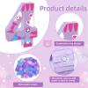 Cat Number 4 Piata, 15.75" x 11" x 2.76" Kitten Piata Birthday Party Decorations Includes Wooden Stick, Blindfold and Confetti for Cat Theme 4th Birthday Party Supplies view 3