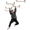 Kids Monkey Bars  Set of Climbing Rods, Indoor Wall-Mounted Monkey Bars for Kids, Wooden Climbing Handles for Home Gym, Montessori Playroom, Made in Ukraine (Short Climbing Rods) view 1