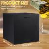 Acellegic Large Piggy Bank for Adult 12 Inch Metal Big Piggy Bank XL Must Break to Open Money Saving Safe Box for Money Cash Coins(Black) view 2