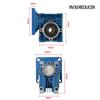 12V 24V 60W NMRV30 DC Worm Gear Motor with Dual Output Shaft RV30 Adjustable-Speed High Torque(42rpm,12V) view 2