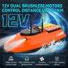 OBIOCKIDAY V066 RC Bait Boat for Surf Fishing, 18000mAh High-Efficiency High-Speed Brushless Remote Control Fishing Bait Boat Model with LED Light, Birthday Gift for Enthusiasts view 2