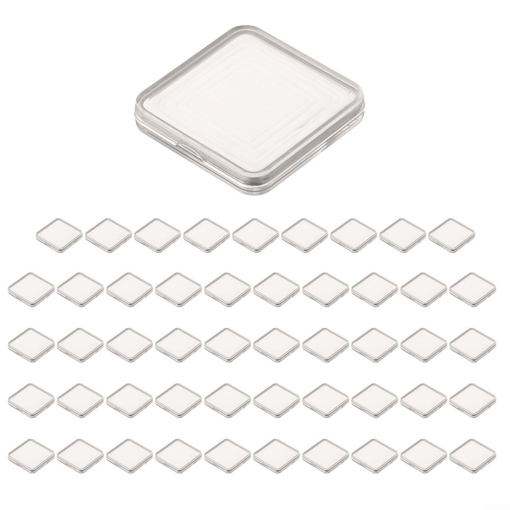 CashMuch Coin Capsules Storage Set with Adjustable Gaskets for 17/20/25/27/30Mm Coins, Clear Plastic Protection