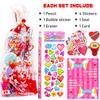 268PCS Valentines Day Gifts for Kids Valentine Day Cards for Kids School Classroom Goodie Bags Stuffers Non Candy Party Favors Class Valentine Day Gifts for Kids Bulk Prizes Treats Exchange Students view 3