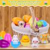 24 Pack Prefilled Easter Eggs With Toys, Mini Animal Squishy Toys, Easter Egg Fillers with 24 Fillable Plastic Eggs, Easter Basket Stuffers for Kids, Egg Hunt Prizes, Classroom Rewards, Party Favors view 4
