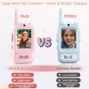 HD Video Walkie Talkies for Kids, 2-Pack Rechargeable Kids Gifts with Camera & Screen, Long Range Kids Walkie Talkies for Boys & Girls Ages 312, Toddler Toys for Family Games Indoor & Outdoor Play view 2