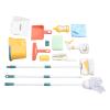 Aqur2020 Children's Broom and Mop Set, Complete Educational Cleaning Toys for Toddlers, 15 Accessories, Plastic view 3