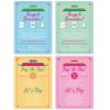 BrightRow 4 Pcs Mahjong Shuffler Cards for Tiles Mixing & Shuffling Portable Mah Jong Accessories Gifts Party Supplies Waterproof Rules Printed Mixer 7 x 5 in for Tiles Players Lovers(Pastel,Linear) view 1
