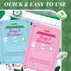 BrightRow 4 Pcs Mahjong Shuffler Cards for Tiles Mixing & Shuffling Portable Mah Jong Accessories Gifts Party Supplies Waterproof Rules Printed Mixer 7 x 5 in for Tiles Players Lovers(Pastel,Linear) view 4