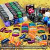 145PCS MTG Dice Set Keyword Tokens Dice Counters, +1/ 1 Counters,Shield,Tracking& D20 Life Dice, Storage Box Drawstring Bags for Magic The Gathering Cards Gaming Accessories view 4