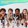12PCS 99 Nights in The Forest Toys, 2.7-3.4 Inch Deer Monster Owl Ram Action Figures for Game Fans Collectors, Brainrot Toys Valentines Day Gifts for Kids Birthday Party Favors Decorations view 3
