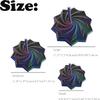 3D Printed Expanded Sensory Fidget Star with Handle Colorful Spiral Fidget Star 3D Sensory Fidget Toy for Adults Stress Relief Focus Expanded Star Shaped Fidget Tool Office Desk Toy (I, S) view 2