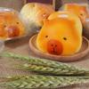 Cute Capybara Bread Squishy Toys - Slow Rising Squishy Stress Relief Fidgets, Soft Anxiety Relief for Adults, Fun Desk Decor & Gift Idea (Dinner Roll Capybara) view 4