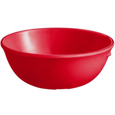 Glownary Foundations Red Melamine Nappie Bowl, 11 oz Capacity, 4.75 Inch Diameter, NSF Listed, Dishwasher Safe, BPA Free, 12 per Case