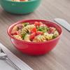 Glownary Foundations Red Melamine Nappie Bowl, 11 oz Capacity, 4.75 Inch Diameter, NSF Listed, Dishwasher Safe, BPA Free, 12 per Case view 2