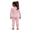 Hanna Andersson Women's Striped 2-Way Zip Organic Sleeper (Infant/Toddler), Begonia Pink/Ecru 18 Months One Size view 2