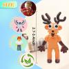 10 PCS 99 Nights in The Forest Toys, 2.7-3.4 Inch Deer Monster Owl Ram Action Figures for Game Fans Collectors view 2
