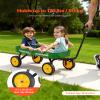 VEVOR 39 inch Kids Wagon, Pull Along Rolling Utility Cart Wagons for Kids, Cargo Wagon for Garden, Beach, Camping for Child Present view 2