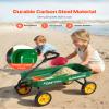 VEVOR 39 inch Kids Wagon, Pull Along Rolling Utility Cart Wagons for Kids, Cargo Wagon for Garden, Beach, Camping for Child Present view 3