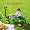 VEVOR 39 inch Kids Wagon, Pull Along Rolling Utility Cart Wagons for Kids, Cargo Wagon for Garden, Beach, Camping for Child Present view 4