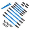 For Traxxas For Summit For Revo E-2.0 1/10 Metal Push Rod Toe Links Turnbuckle 5319X 5338R RC Car Upgrade Parts Accessories Models Parts(Blue) view 2
